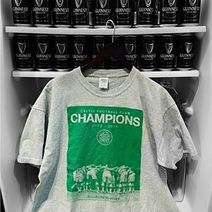 2013-14 Official Celtics Football Championship Front & Back Graphic Tee